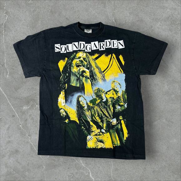 Vintage Soundgarden RARE 90s Band Size XL Single Stitch Reprint T-Shirt - Picture 1 of 7